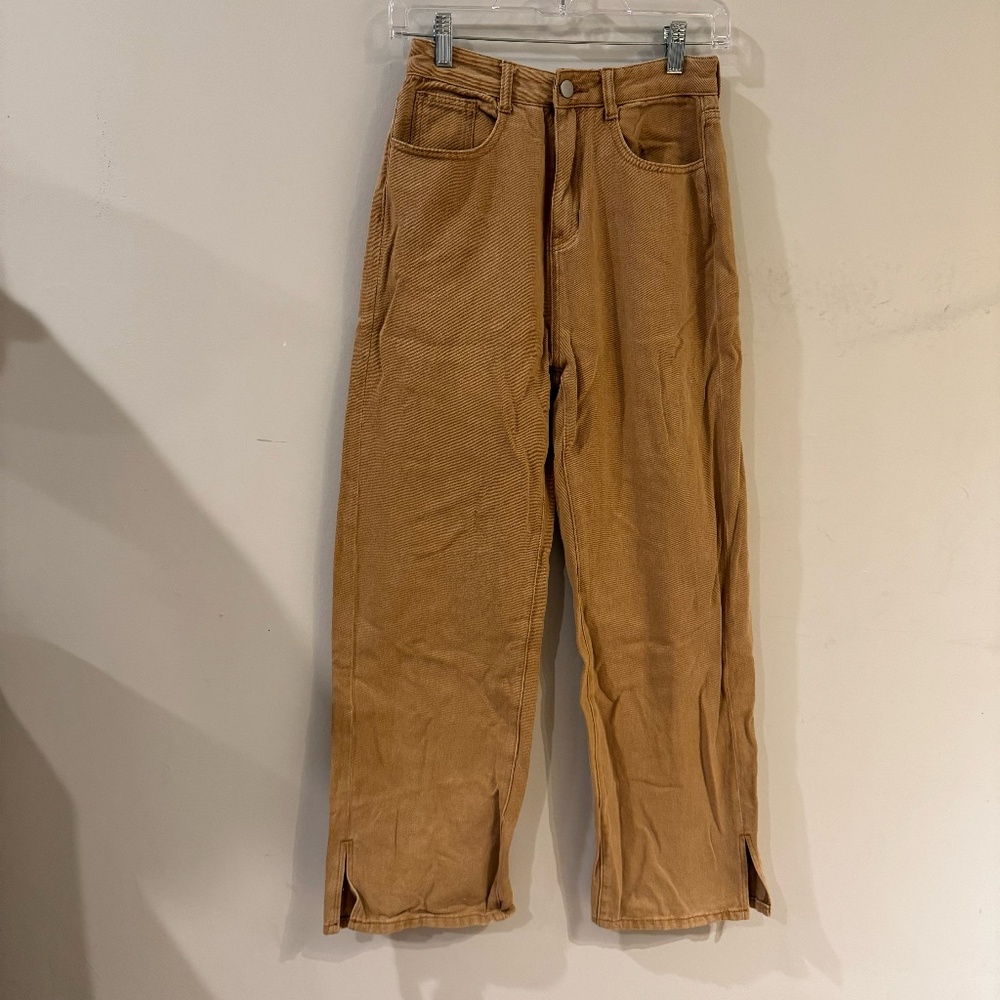 high-waisted ballon leg jeans